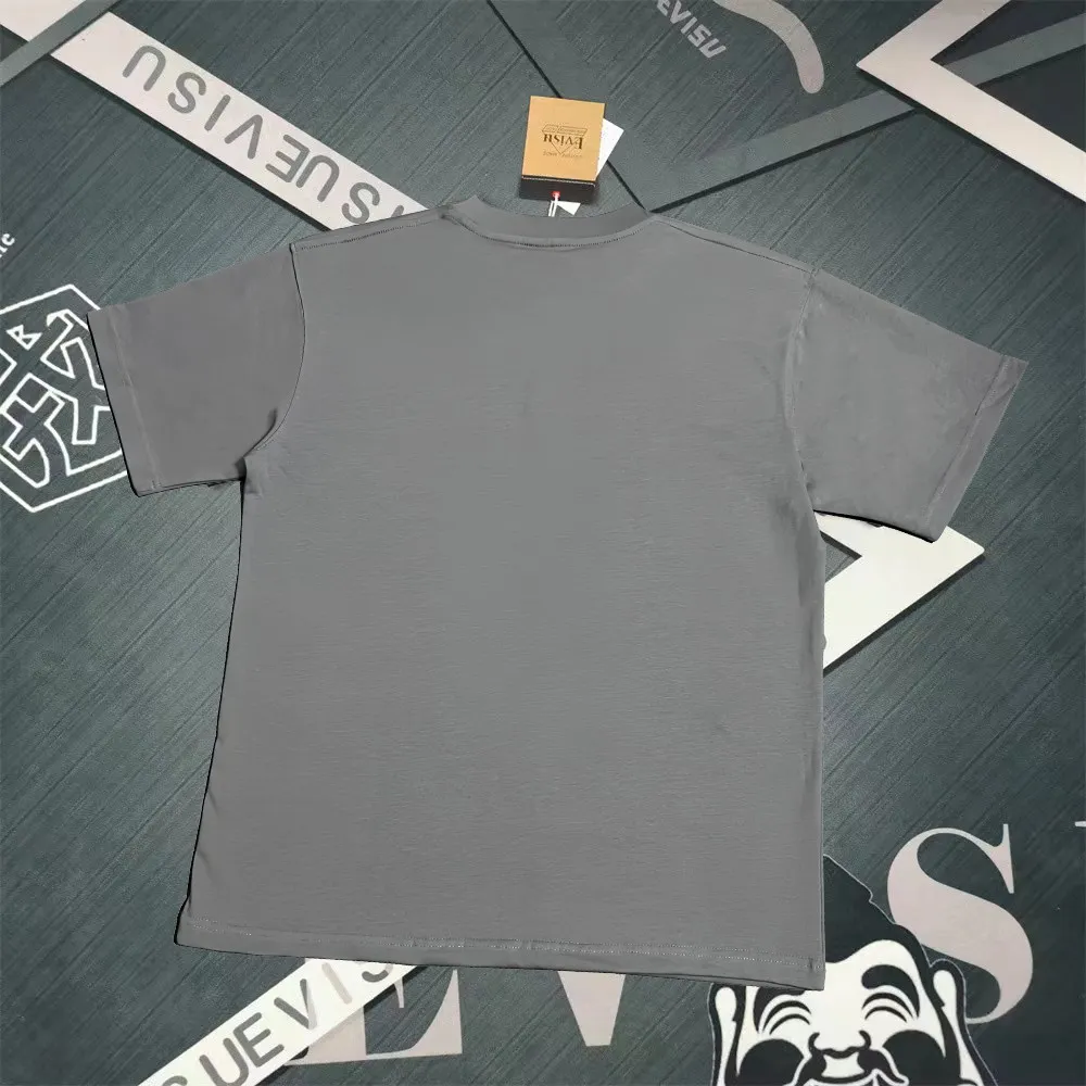 Evisu 2025New Arrival T ⚠ Quality⚠ Same Style T 。 ，Black S-XXL，White S-XXL，Gray M-XXL，Red S-XXL， Red M-XXL